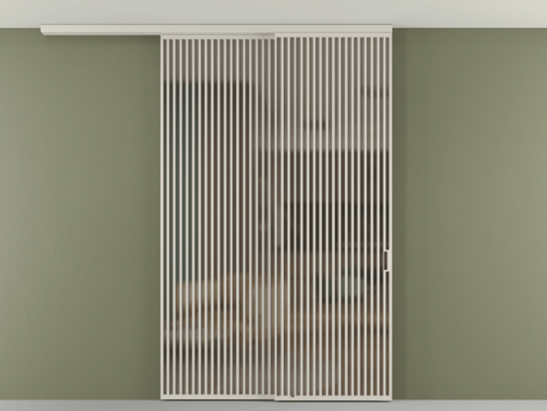 Перегородка Формато вдоль стены на потолок 2 створки с синхронным механизмом АЛПР 040.06 Алюминий облачно-серый Сатинированное бронзовое стекло, триплекс. Цена 450456 ₽ 1. Полотно 2 шт. (800/2100 мм)
2. Комплект установки раздвижной системы
3. Базовый комплект фурнитуры
4.Ручка Рондо. Фабрика дверей Волховец 8 (800) 551 43 19 Перегородка Формато вдоль стены на потолок 2 створки с синхронным механизмом АЛПР 040.06 Алюминий облачно-серый Сатинированное бронзовое стекло, триплекс Цена 450456 ₽ | Volhovec