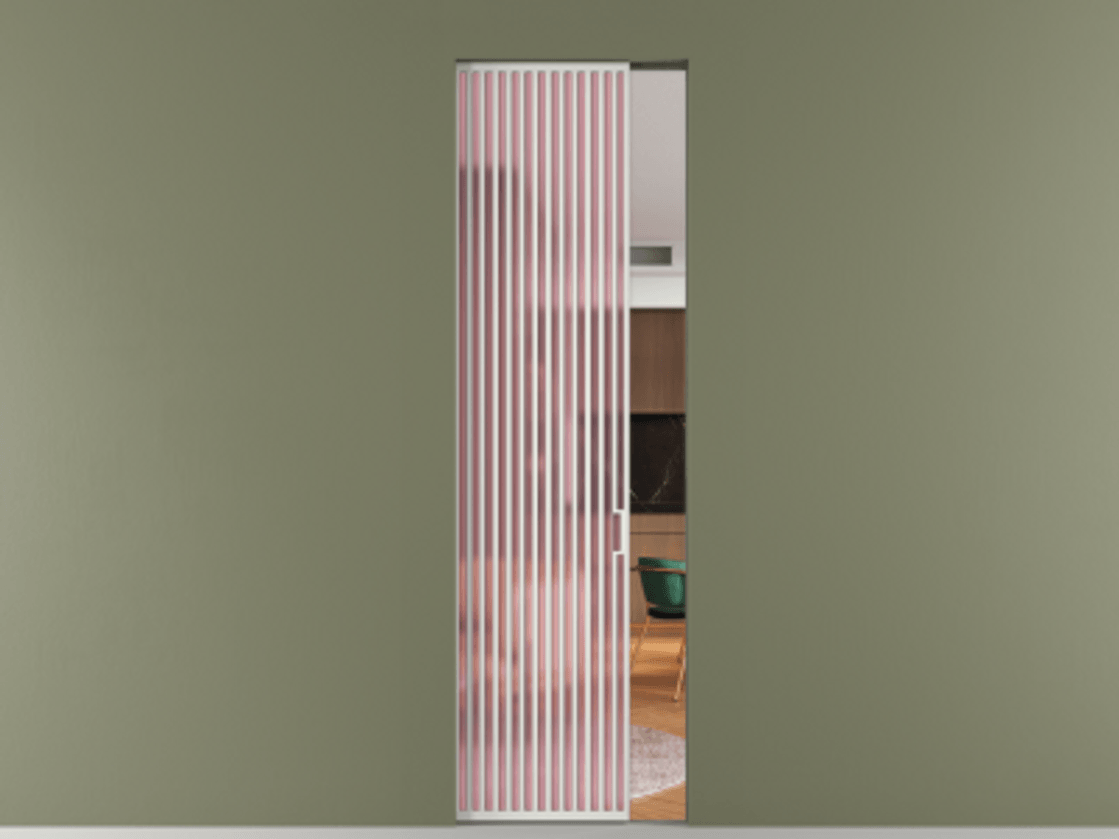 Перегородка Формато скрытый пенал 1 створка АЛПР 040.06 Алюминий светло-серый Сатинированное розовое стекло, триплекс. Цена 243200 ₽ . Фабрика дверей Волховец 8 (800) 551 43 19 Перегородка Формато скрытый пенал 1 створка АЛПР 040.06 Алюминий светло-серый Сатинированное розовое стекло, триплекс Цена 243200 ₽ | Volhovec
