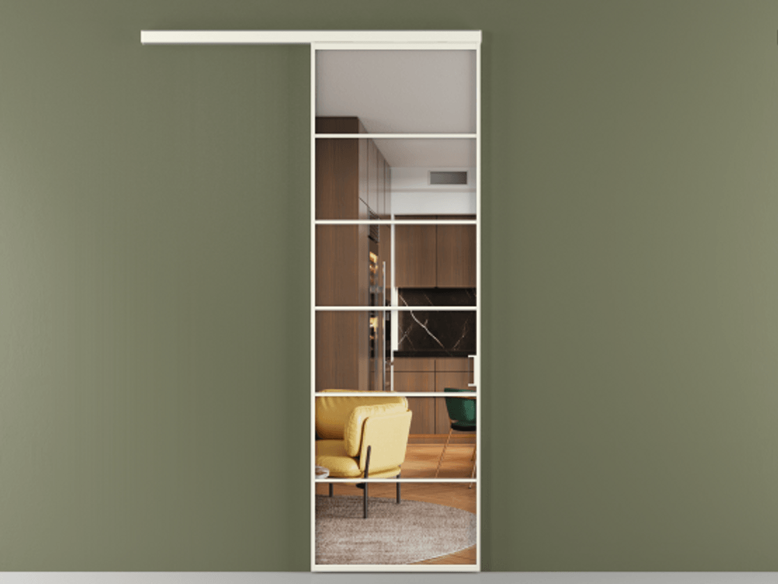Перегородка Formato вдоль стены одностворчатая #VENDORCODE# #FURNISH# #GLASS# Цена #PRICE# #CURRENCY#  | Volhovec