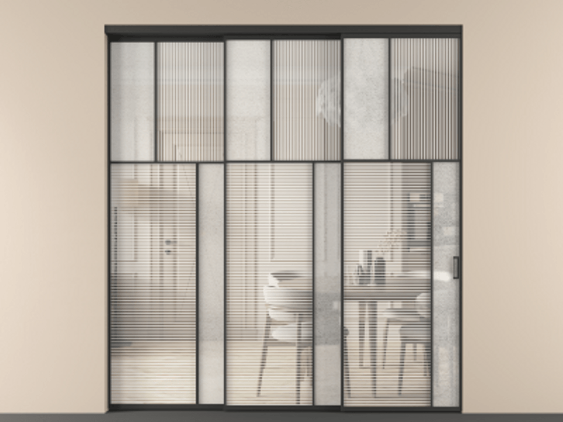 Перегородка Mosaic внутри проема телескопик синхро-3 #VENDORCODE# #FURNISH# #GLASS# Цена #PRICE# #CURRENCY# | Volhovec