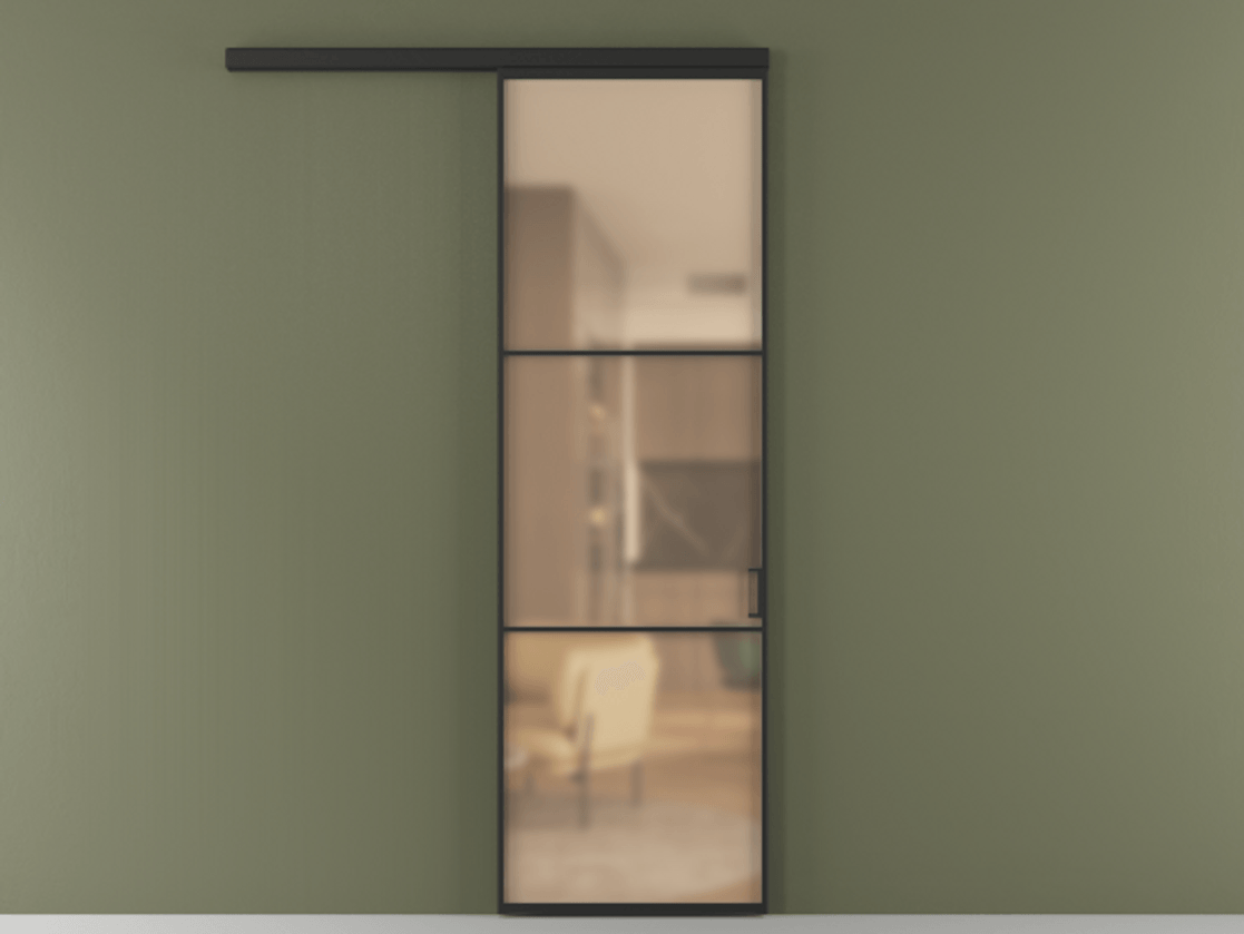 Перегородка Formato вдоль стены одностворчатая #VENDORCODE# #FURNISH# #GLASS# Цена #PRICE# #CURRENCY#  | Volhovec