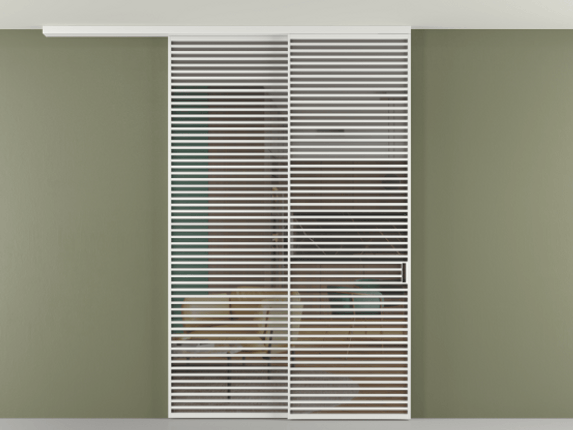 Перегородка Формато вдоль стены на потолок 2 створки с синхронным механизмом АЛПР 040.07 Алюминий белоснежный Прозрачное серое стекло, триплекс. Цена 450456 ₽ 1. Полотно 2 шт. (800/2100 мм)
2. Комплект установки раздвижной системы
3. Базовый комплект фурнитуры
4.Ручка Рондо. Фабрика дверей Волховец 8 (800) 551 43 19 Перегородка Формато вдоль стены на потолок 2 створки с синхронным механизмом АЛПР 040.07 Алюминий белоснежный Прозрачное серое стекло, триплекс Цена 450456 ₽ | Volhovec