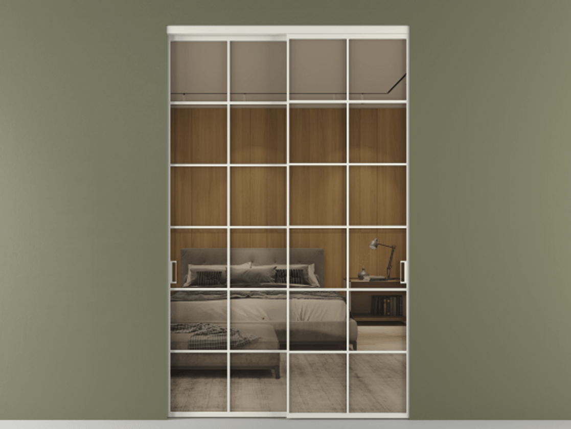 Перегородка Formato внутри проёма двустворчатая #VENDORCODE# #FURNISH# #GLASS# Цена #PRICE# #CURRENCY#  | Volhovec