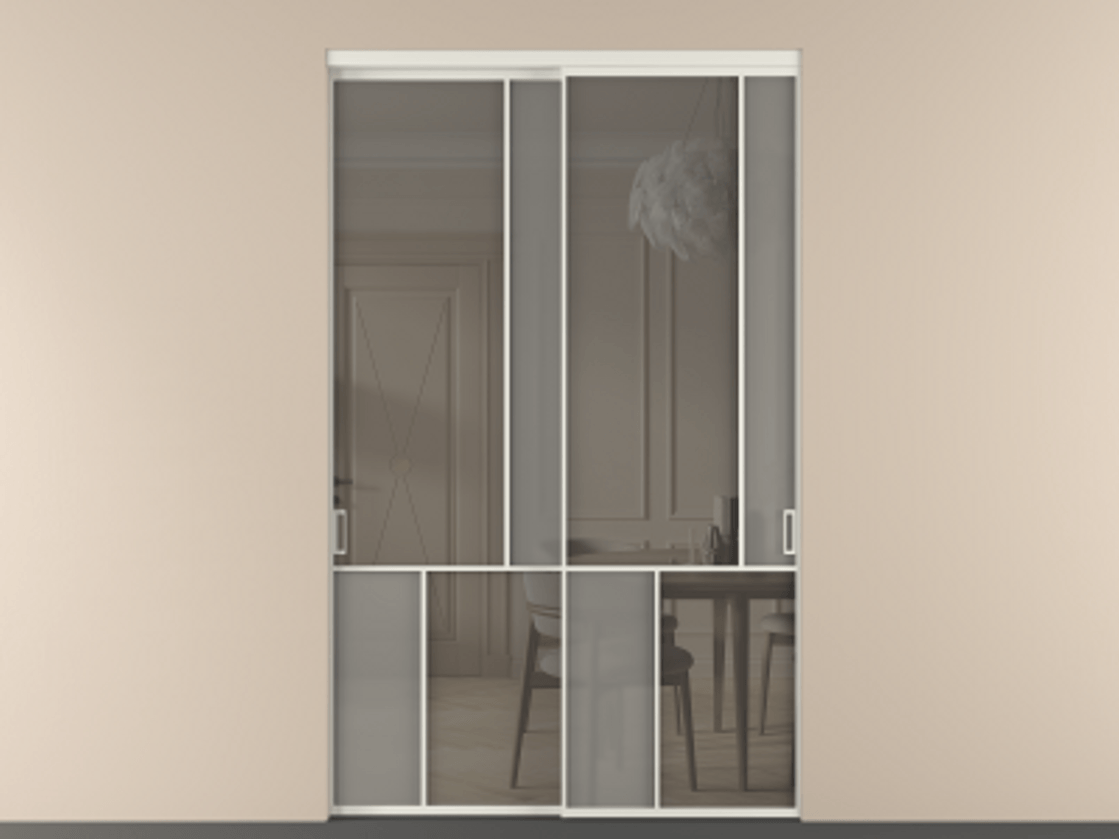 Перегородка Mosaic внутри проема двустворчатая #VENDORCODE# #FURNISH# #GLASS# Цена #PRICE# #CURRENCY# | Volhovec