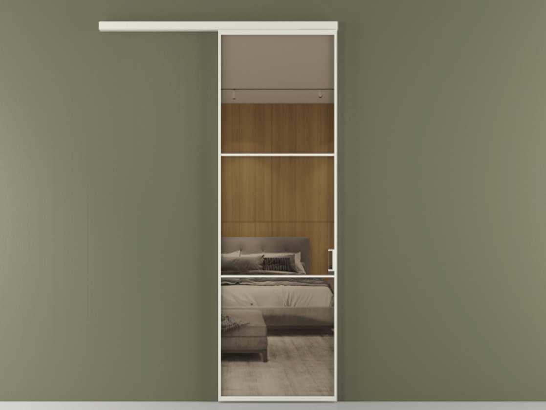 Перегородка Formato вдоль стены одностворчатая #VENDORCODE# #FURNISH# #GLASS# Цена #PRICE# #CURRENCY#  | Volhovec
