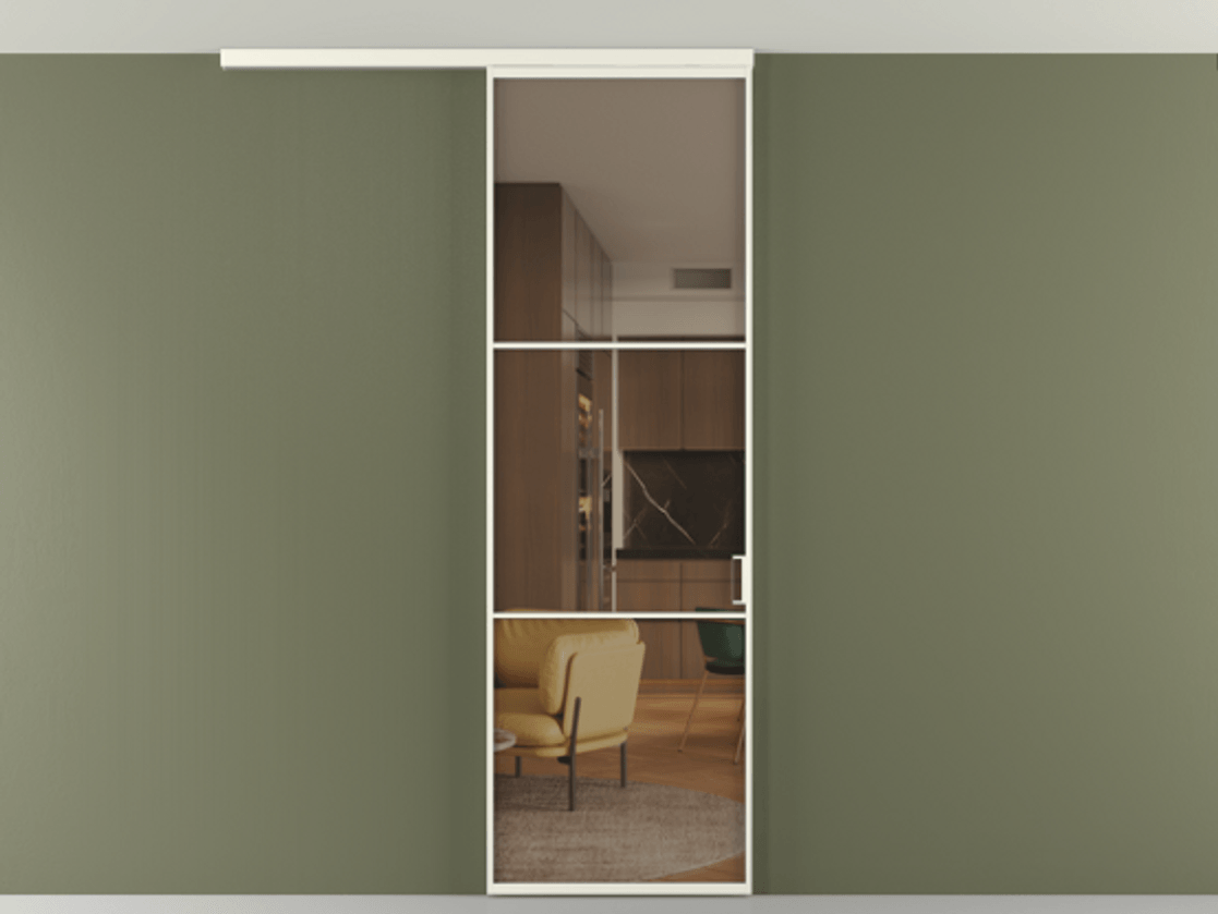 Перегородка Формато вдоль стены на потолок 1 створка АЛПР 040.03 Алюминий жемчужный Прозрачное бронзовое стекло, триплекс. Цена 100988 ₽ 1. Полотно 2 шт. (800/2100 мм)
2. Комплект установки раздвижной системы
3. Базовый комплект фурнитуры
4.Ручка Рондо. Фабрика дверей Волховец 8 (800) 551 43 19 Перегородка Формато вдоль стены на потолок 1 створка АЛПР 040.03 Алюминий жемчужный Прозрачное бронзовое стекло, триплекс Цена 100988 ₽ | Volhovec