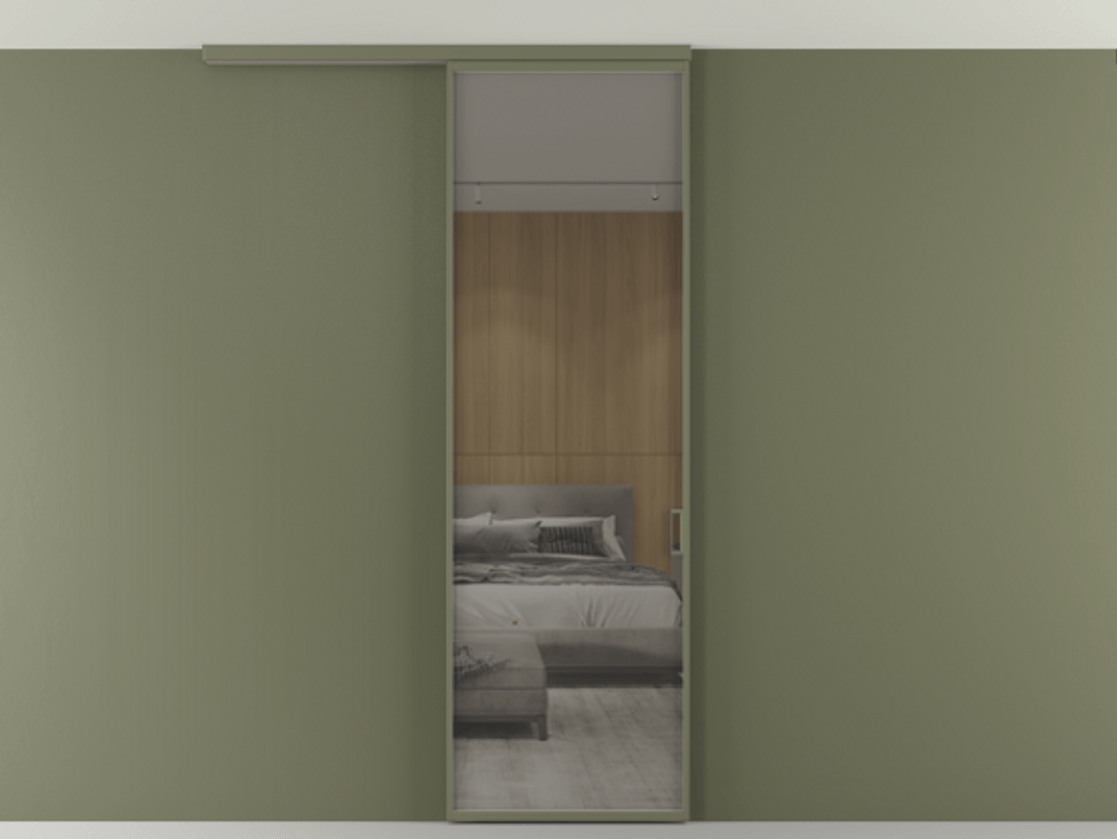 Перегородка Формато вдоль стены на потолок 1 створка АЛПР 040.01 Алюминий оливковый тёмный Рефлективное серое стекло "Стопсол", калёное. Цена 119570 ₽ 1. Полотно 2 шт. (800/2100 мм)
2. Комплект установки раздвижной системы
3. Базовый комплект фурнитуры
4.Ручка Рондо. Фабрика дверей Волховец 8 (800) 551 43 19 Перегородка Формато вдоль стены на потолок 1 створка АЛПР 040.01 Алюминий оливковый тёмный Рефлективное серое стекло "Стопсол", калёное Цена 119570 ₽ | Volhovec