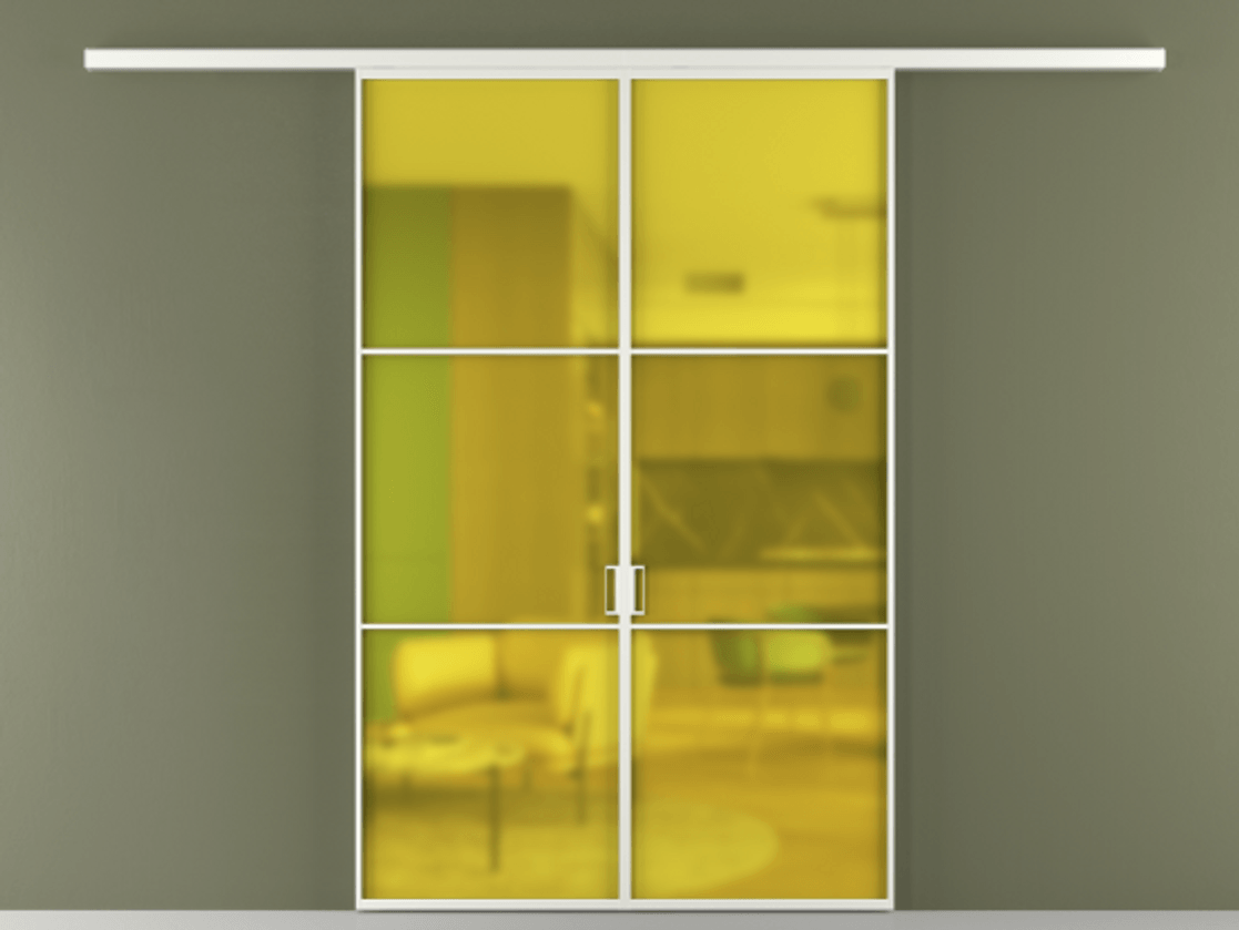 Дверь межкомнатная New Перегородка Formato вдоль стены двустворчатая АЛПР 040.03 Алюминий светло-серый Сатинированное жёлтое стекло, триплекс, 6мм Цена 212700 1. Полотно 2 шт. (800/2100 мм)
2. Комплект установки раздвижной системы
3. Базовый комплект фурнитуры
4.Ручка RONDO
. Фабрика дверей Волховец 8 (800) 551 43 19 Межкомнатная дверь New Перегородка Formato вдоль стены двустворчатая АЛПР 040.03 Алюминий светло-серый Сатинированное жёлтое стекло, триплекс, 6мм Цена 212700 | Volhovec