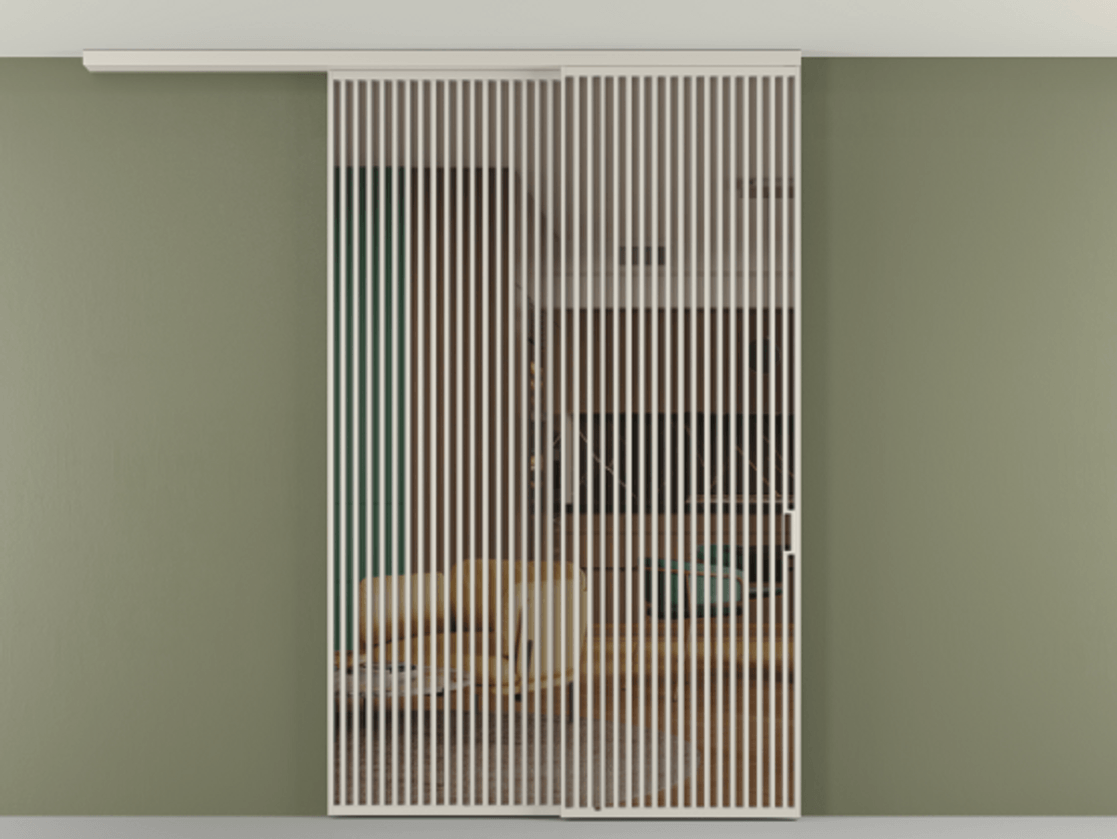 Перегородка Формато вдоль стены на потолок 2 створки с синхронным механизмом АЛПР 040.06 Алюминий облачно-серый Прозрачное бронзовое стекло, триплекс. Цена 450456 ₽ 1. Полотно 2 шт. (800/2100 мм)
2. Комплект установки раздвижной системы
3. Базовый комплект фурнитуры
4.Ручка Рондо. Фабрика дверей Волховец 8 (800) 551 43 19 Перегородка Формато вдоль стены на потолок 2 створки с синхронным механизмом АЛПР 040.06 Алюминий облачно-серый Прозрачное бронзовое стекло, триплекс Цена 450456 ₽ | Volhovec