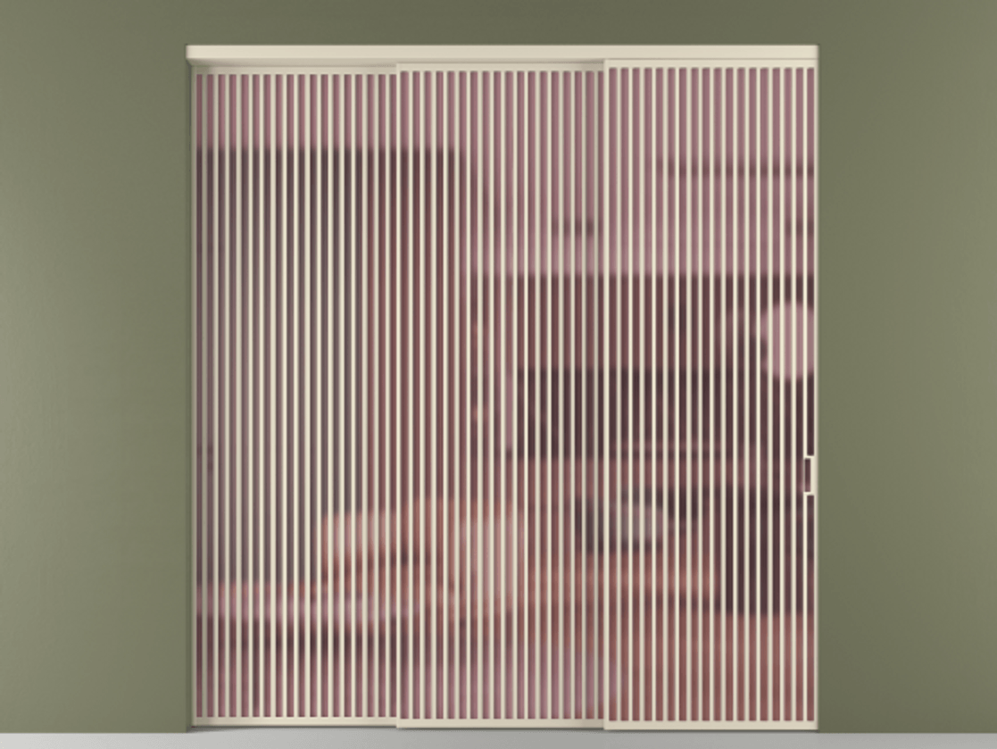 Перегородка Formato внутри проёма 3 створки с синхронным механизмом АЛПР 040.06 Алюминий бежево-серый Сатинированное розовое стекло, триплекс. Цена 4610200 AMD 1. Полотно 3 шт. (800/2100 мм)
2. Комплект установки раздвижной системы
3. Базовый комплект фурнитуры
4. Комплект фурнитуры телескопик синхро-2
5.Ручка RONDO
. Фабрика дверей Волховец 8 (800) 551 43 19 Перегородка Formato внутри проёма 3 створки с синхронным механизмом АЛПР 040.06 Алюминий бежево-серый Сатинированное розовое стекло, триплекс Цена 4610200 AMD | Volhovec