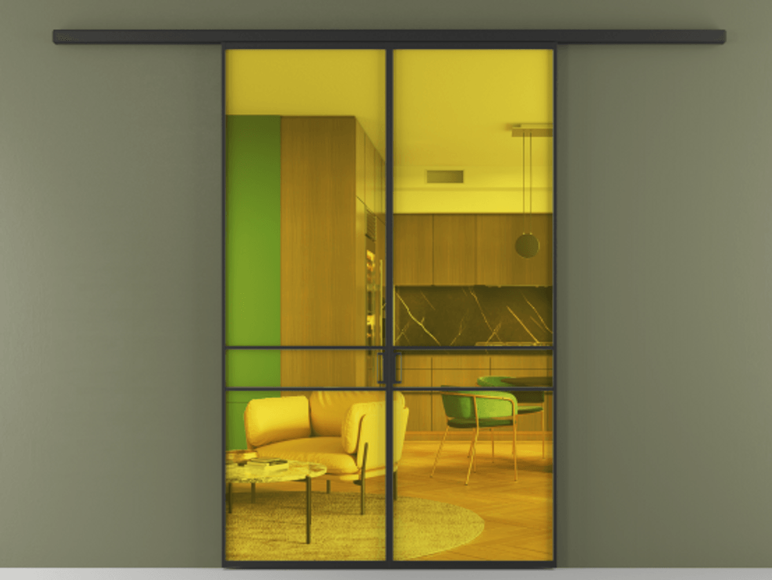 Перегородка Formato вдоль стены 2 створки АЛПР 040.02 Алюминий Черный Прозрачное жёлтое стекло, триплекс. Скрытый короб ЧЕР Цена 195100 ₽ 1. Полотно 2 шт. (800/2100 мм)
2. Комплект установки раздвижной системы
3. Базовый комплект фурнитуры
4.Ручка RONDO
. Фабрика дверей Волховец 8 (800) 551 43 19 Перегородка Formato вдоль стены 2 створки АЛПР 040.02 Алюминий Черный Прозрачное жёлтое стекло, триплекс Цена 195100 ₽ | Volhovec