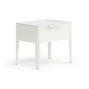 Тумба прикроватная Piega 1 ящик Матовый молочно-белый