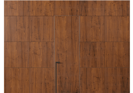 Панели для отделки стен Панель Шпон с эффектом NaturWood. Цвет Орех медный матовый. Материал Шпон Naturwood. Коллекция Шпон с эффектом NaturWood. Картинка.