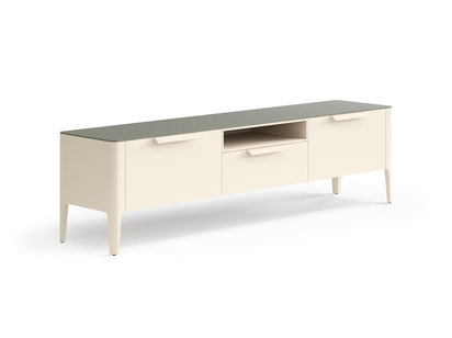 Мебель ТВ тумба Piega. Цвет Матовый светло-бежевый. Материал Гладкая эмаль. Коллекция ТВ тумба Piega. Фото. Мебель ТВ тумба Piega. Цвет Матовый светло-бежевый. Материал Гладкая эмаль. Коллекция ТВ тумба Piega. Картинка.