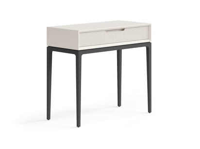 Мебель Консоль Velvet 1 ящик. Цвет Матовый облачно-серый. Материал Гладкая эмаль. Коллекция Консоль Velvet 1 ящик. Картинка.