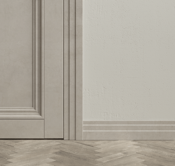 Плинтус Плинтус Каскадный. Цвет Леон серебро. Коллекция Плинтус Каскадный. Картинка.