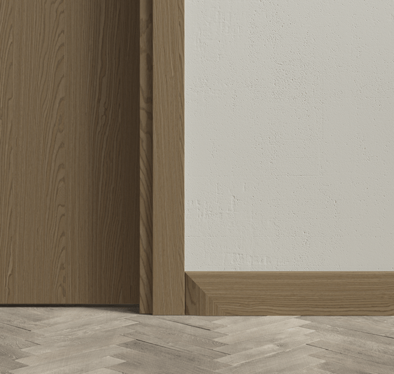 Плинтус Плинтус Универсальный 100 мм. Цвет Дуб дымный. Коллекция Плинтус Универсальный 100 мм. Картинка.