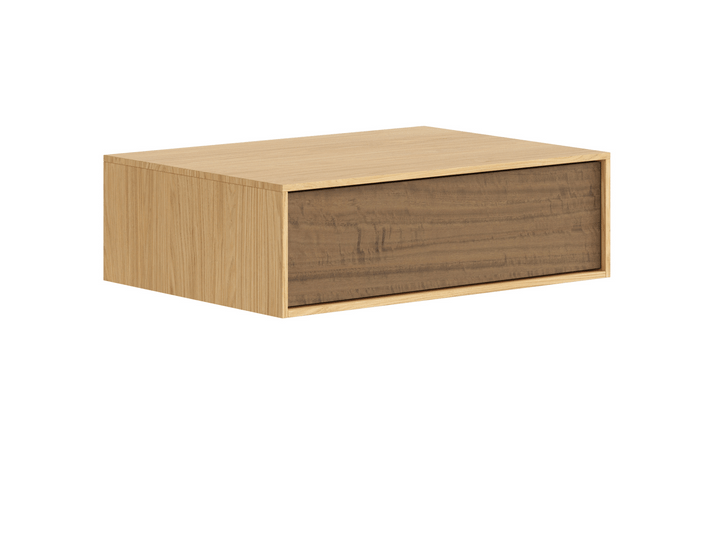 Мебель Тумба подвесная прикроватная Модуле 1 ящик. Цвет Дуб Каселла натуральный. Материал ЛДСП древесный. Коллекция Тумба подвесная прикроватная Модуле 1 ящик. Картинка.