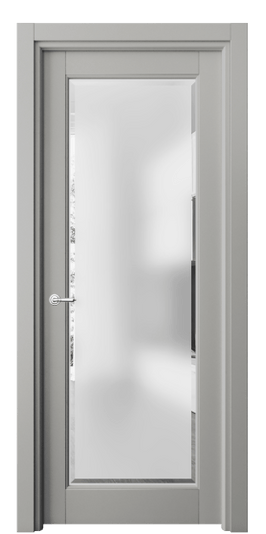 Дверь межкомнатная 6300 БНСР САТ-Ф. Цвет Бук нейтральный серый. Материал Массив бука эмаль. Коллекция Toscana Elegante. Картинка.