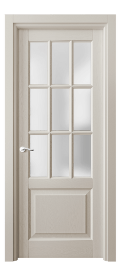 Дверь межкомнатная 0748 ДСБЖ САТ. Цвет Дуб светло-бежевый. Материал Массив дуба эмаль. Коллекция Lignum. Картинка.