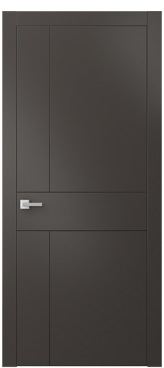 Дверь межкомнатная АКП 8056 МАН Матовый антрацит. Цвет Матовый антрацит. Материал Гладкая эмаль. Коллекция Линия. Картинка.