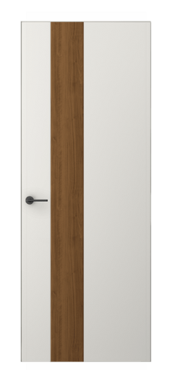 Дверь межкомнатная 4223 ПЭБЛ. Цвет ПЭТ белоснежный. Материал ПЭТ. Коллекция Freedom. Картинка.