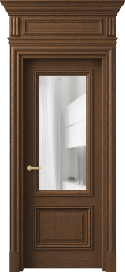 Дверь межкомнатная 7302 ДКШ.М DUNE. Цвет Дуб каштановый матовый. Материал Массив дуба матовый. Коллекция Antique. Картинка.
