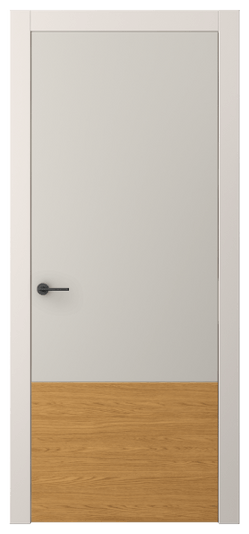 Дверь межкомнатная АКП 4229 ПЭСС. Цвет ПЭТ светло-серый. Материал ПЭТ. Коллекция Freedom. Картинка.