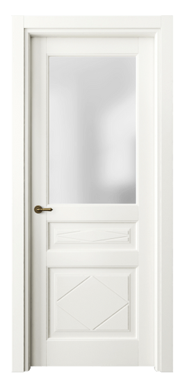 Дверь межкомнатная 6344 БЖМ САТ. Цвет Бук жемчуг. Материал Массив бука эмаль. Коллекция Toscana Rombo. Картинка.