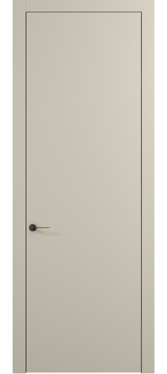 Дверь межкомнатная 0010 МБСР. Цвет Матовый бежево-серый. Материал Гладкая эмаль. Коллекция Planum Pro. Картинка.