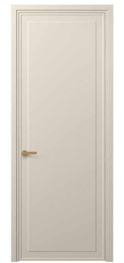 Дверь межкомнатная 8602 МБСР. Цвет Матовый бежево-серый. Материал Гладкая эмаль. Коллекция Frame. Картинка.