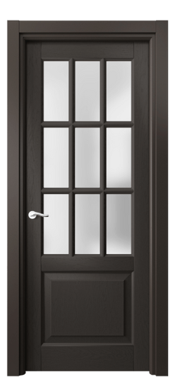 Межкомнатная дверь 0748 ДАН САТ. Цвет Дуб антрацит. Материал Массив дуба эмаль. Коллекция Lignum. Фото. Дверь межкомнатная 0748 ДАН САТ. Цвет Дуб антрацит. Материал Массив дуба эмаль. Коллекция Lignum. Картинка.