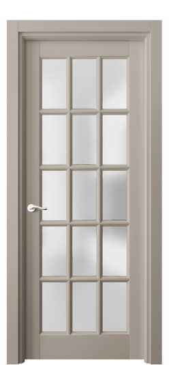 Дверь межкомнатная 0708 МБСК САТ. Цвет Матовый бисквитный. Материал Гладкая эмаль. Коллекция Лигнум. Картинка.
