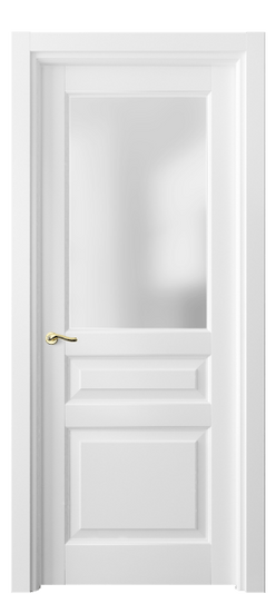 Дверь межкомнатная 0710 ББЛ САТ. Цвет Бук белоснежный. Материал Массив бука эмаль. Коллекция Lignum. Картинка.