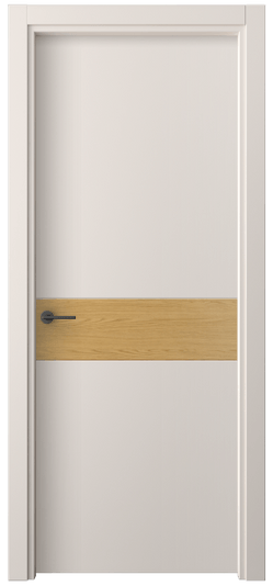 Дверь межкомнатная 4221 ПЭТБ. Цвет ПЭТ тёплый-белый. Материал ПЭТ. Коллекция Freedom. Картинка.