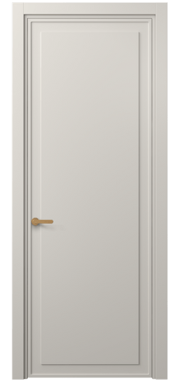 Дверь межкомнатная 8602 МОС . Цвет Матовый облачно-серый. Материал Гладкая эмаль. Коллекция Frame. Картинка.
