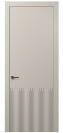 Дверь межкомнатная АКП 8626 МСБЖ. Цвет Матовый светло-бежевый. Материал Гладкая эмаль. Коллекция Dune. Картинка.