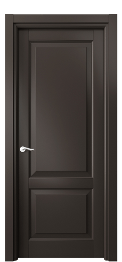 Дверь межкомнатная 0741 БАН. Цвет Бук антрацит. Материал Массив бука эмаль. Коллекция Lignum. Картинка.
