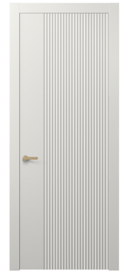 Дверь межкомнатная АКП 8643 МСР. Цвет Матовый серый. Материал Гладкая эмаль. Коллекция Alba. Картинка.