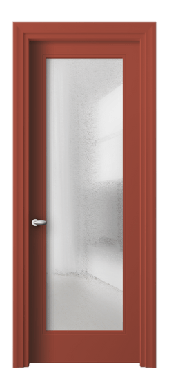 Дверь межкомнатная 8502 NCS S 3040-Y80R ЛЕД. Цвет NCS NCS S 3040-Y80R. Материал Гладкая эмаль. Коллекция Esse. Картинка.