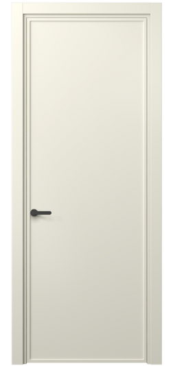 Дверь межкомнатная 8601 ММБ . Цвет Матовый молочно-белый. Материал Гладкая эмаль. Коллекция Frame. Картинка.