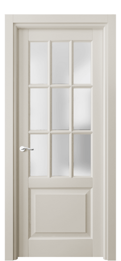 Дверь межкомнатная 0748 БОС САТ. Цвет Бук облачный серый. Материал Массив бука эмаль. Коллекция Lignum. Картинка.