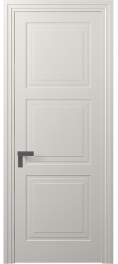 Дверь межкомнатная 8331 МПБЛ. Цвет Матовый пудровый белый. Материал Гладкая эмаль. Коллекция Rocca. Картинка.