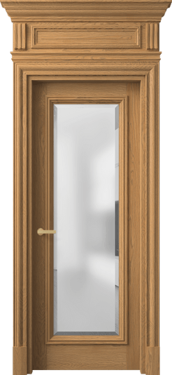 Дверь межкомнатная 7300 ДПШ.М САТ-Ф. Цвет Дуб пшеничный матовый. Материал Массив дуба матовый. Коллекция Antique. Картинка.