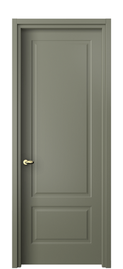 Дверь межкомнатная 8541 МОТ. Цвет Матовый оливковый тёмный. Материал Гладкая эмаль. Коллекция Esse. Картинка.