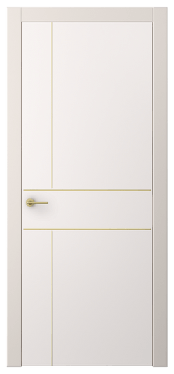 Дверь межкомнатная АКП 4209 ПЭКС. Цвет ПЭТ кремово-серый. Материал ПЭТ. Коллекция Freedom. Картинка.
