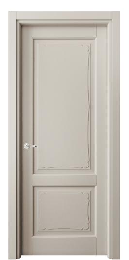 Дверь межкомнатная 6323 МСБЖ . Цвет Матовый светло-бежевый. Материал Гладкая эмаль. Коллекция Тоскана Элегантэ. Картинка.
