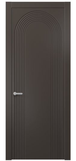 Дверь межкомнатная 8648 МАН. Цвет Матовый антрацит. Материал Гладкая эмаль. Коллекция Альба. Картинка.
