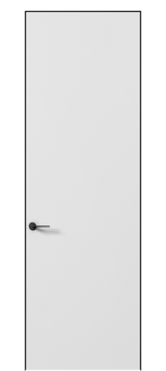 Дверь межкомнатная 0012 Двойная дверь. Цвет Белый шёлк. Материал Ciplex ламинатин. Коллекция Planum Pro. Картинка.