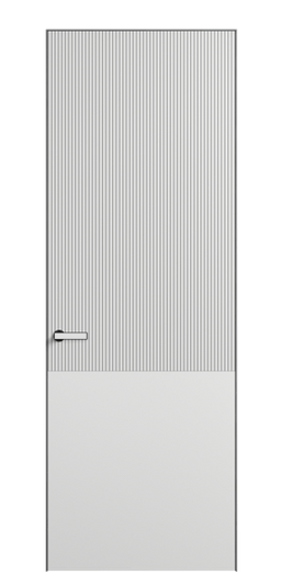Дверь межкомнатная 8205 ГРН. Цвет Грунт под покраску. Материал Грунт под покраску. Коллекция Вельвет. Картинка.